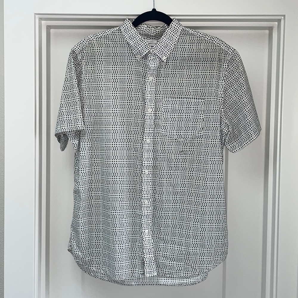 Mens Button Up Patterned Shirt